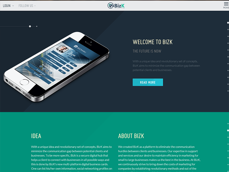 biz k website